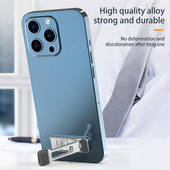 Mobile Phone Holder Foldable Self-adhesive Anti-slip Mini Invisible Multi-angle Adjustable Universal Multifunctional Phone