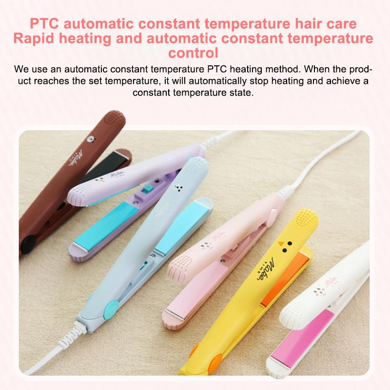 3 In 1 Hair Iron High Quality Flat Iron Straightening Hot Comb Mini Professional Hair Straightener & Curling Iron Styling Tools