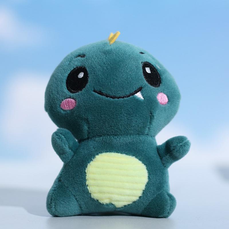 12Cm Small Dinosaur Pendant Doll Plush Toy Cute Cartoon Bag Charm Doll Keychain Doll Children Plush Toy Gift