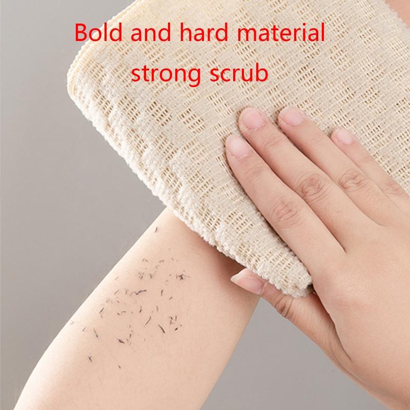 Japanischer Peeling-Waschlappen Bade-Rückenbürste Polyester Handtuch Bürste für Rückenhandtücher Peeling-Schrubben Dusche Körper Badezimmer