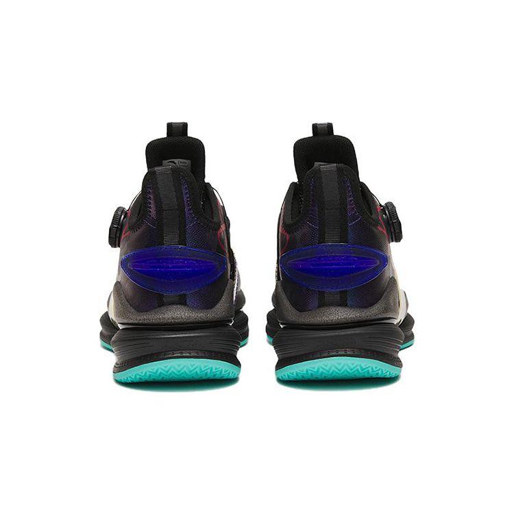 Anta Kids Mesh Non-Slip Shock Absorbing Wear-Resistant Breathable Sports Casual Shoes Kids Sneakers Black Red 312241110-10