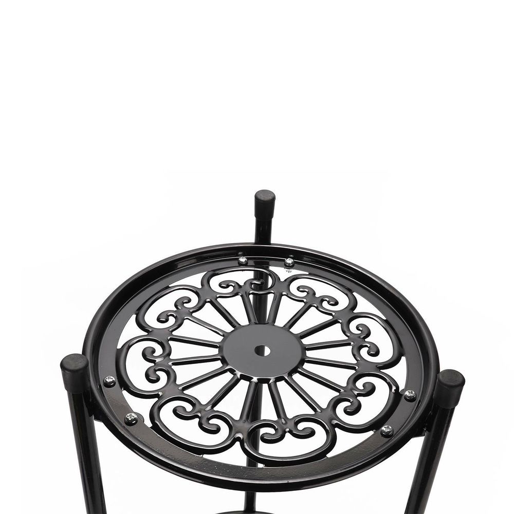 2 Tier Planter Balcony Indoor Garden Flower Pot Trays Bonsai Holder Home Decor Plant Stand Shelf