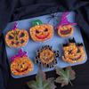 Devil Pumpkin Pendant Silicone Mold DIY Epoxy Resin Casting Molds Plaster Epoxy Resin Keychain Tag Jewelry Craft Gifts Making