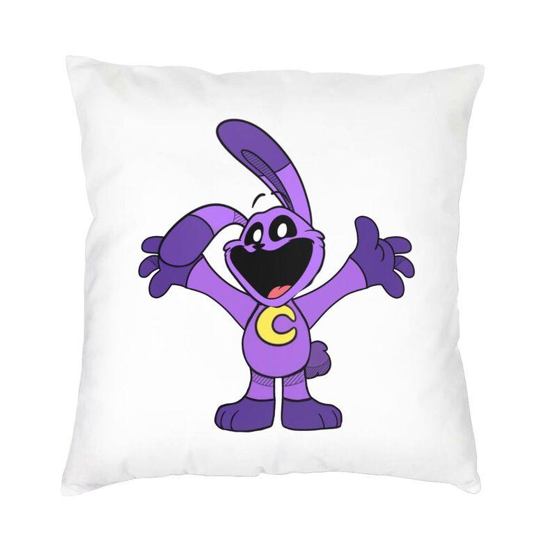 Soft Smilings Critters Game Cartoon Throw Pillow Cover Home Decor Custom Square Cushion Cover 40X40 Pillowcover For Living Room
