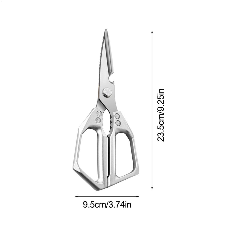 Кухонные ножницы из нержавеющей стали, ножницы для пищевых продуктов, сверхпрочные универсальные кухонные ножницы для индейки, обработки птицы, рыбы, краба для колки