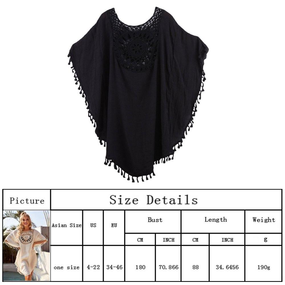 Hollow Out Swimsuit Cover Up Dress Loose Beachwear Shirt Fashion Summer Sunscreen Smock  for Women