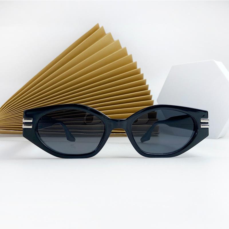 

Винтажные маленькие солнцезащитные очки Spice Girl женские очки кошачий глаз высокого класса ретро модные солнцезащитные очки чёрный