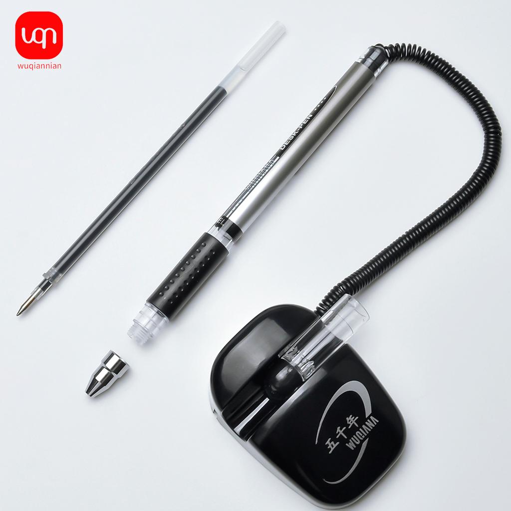WQN Counter Black Pens Desktop Black Pens Table Bank Black Pens Anti-theft Ink Black Pens Receiving Desktop Pens Black Gel Ink