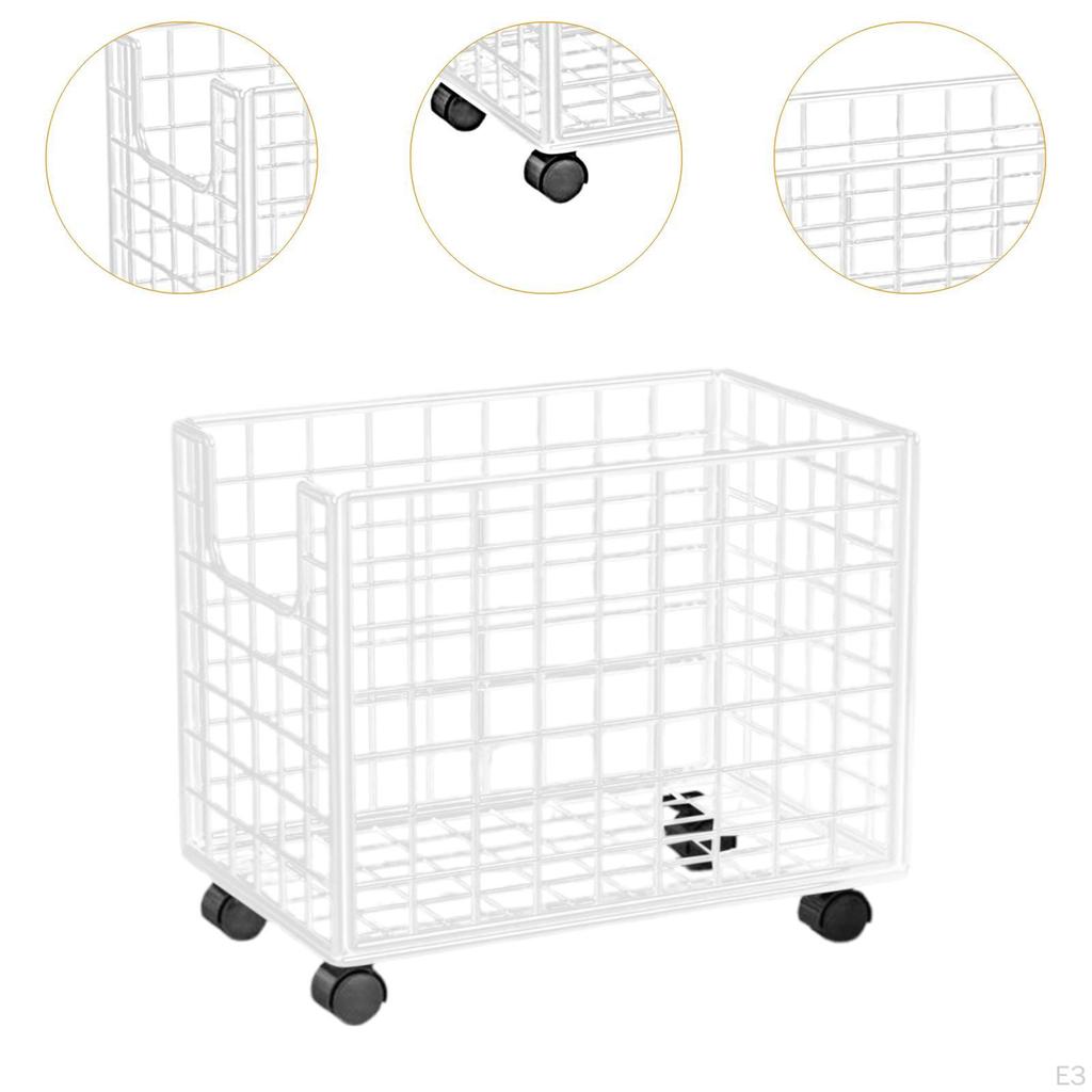 Labor Basket, Linen Basket On The Wheels, Multifunction Organizer of Modern Dirty