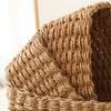 3pcs Handmade Straw Woven Soft Round Paper Rope Storage Basket For Organizing Decorative Storage Bins Office Storage Box
