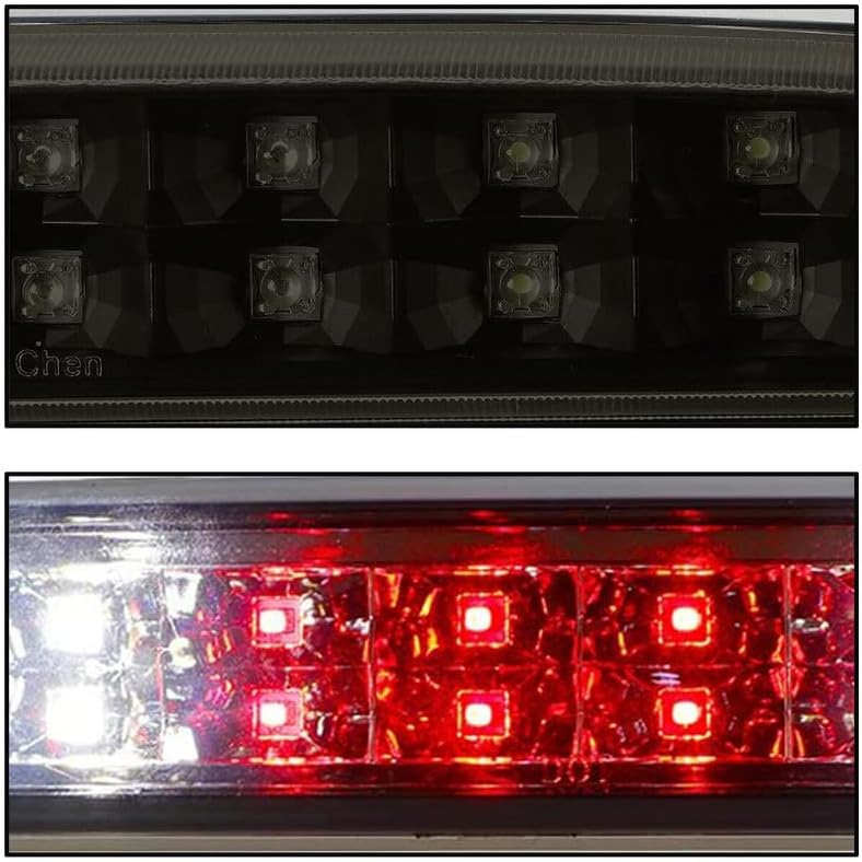 3rd Third Brake Light Cargo Lamp Compatible with 99-16 Ford F250 F350 Super Duty, Fits for 93-11 Ford Ranger, 94-10 Mazda B2300 B4000, 94-07 Mazda