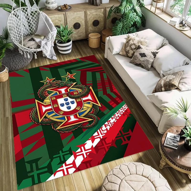 Portuguese Heritage Emblem carpet Doormat Home Decor Bathroom mat Protective pad Room