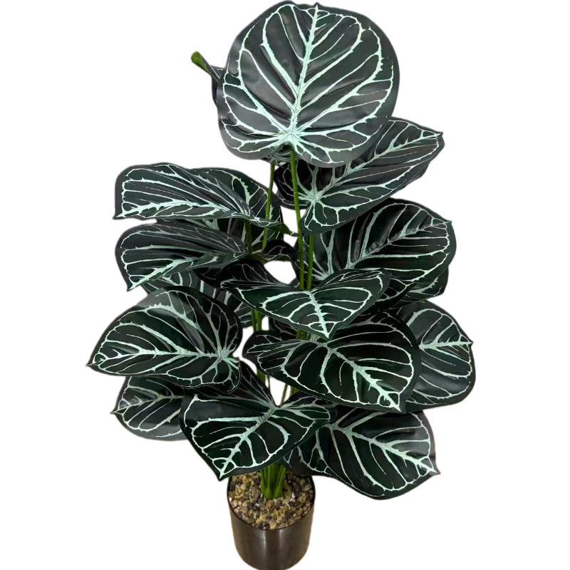 Areca Palm Artificial Potted Plant - Indoor Large Floor Decoration Fake Tree