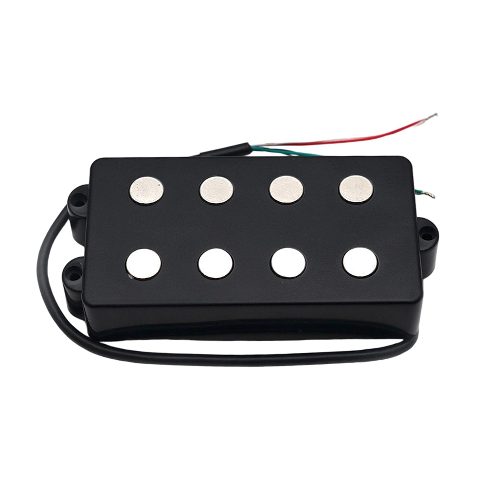 

Double Coil Humbucker Electric Guitar Pickup Black Neck Bridge Part High Output Musical Instrument Accessory for Electric Guitar чёрный
