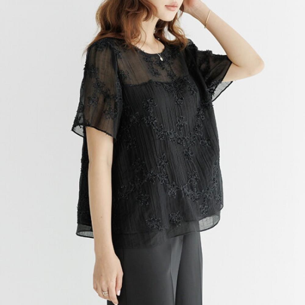 Dedra Embroidered Blouse Tbf3192  Up To 100 Size 