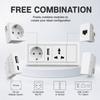 USB Modular Sockets And Switches EU French Socket Module  for EU Standard Wall Mount DIY