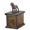 Rottweiler, Rott, Rottie - Urn for the Ashes of a Dog, Urn with a Statuette, Elegant Urn In the Classic Style of the Brand