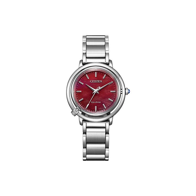 

CITIZEN Light Powered Quartz Movement Stainless Steel Strap Watch Women s Watch Red Watch Dial EM1090-78X EM1090-78X