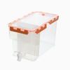 3.5/6L Fridge Drink Dispenser Large Capacity Cold Water Bucket Leakproof Refrigerator Beverage Dispenser for Home Kitchen Office
