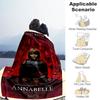 1PC ANNABELLE COMES HOME Outdoor Flannel Blanket Soft Plush Decor for Picnics, camping,Bedroom, Playroom, Office1223A
