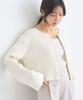 Music Double Zip Knit Ivory [Earth & Ecology] Cardigan, Cardigan, Women's, 01000040000,