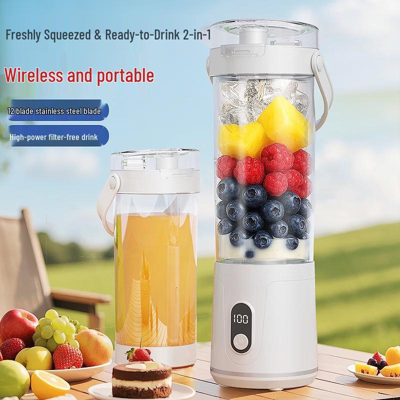 ZISIZ Portable Wireless Juicer with LCD Display