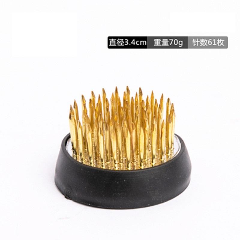 

Японская икебана кэндзан подставка для цветочного горшка латунная игла лягушка булавка цветочный металлический цветочный декор фиксированные булавки цветочное искусство композиция