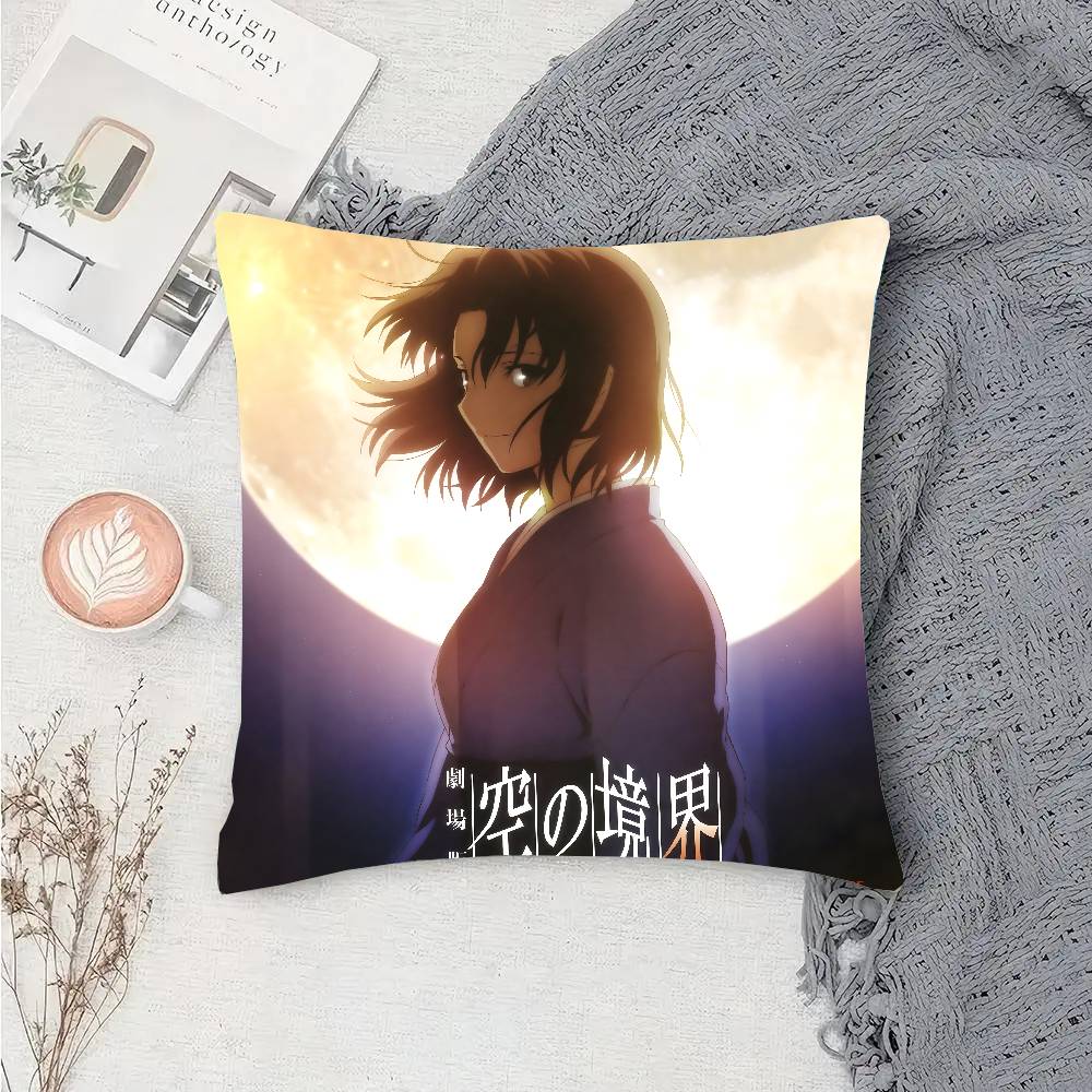 Animation The Garden Of Sinners Pillow Case Fashion Square Pillowcase Bedroom Sofa Room Ins Decoration Leisure
