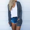 Lady Cardigan Solid Warm Multi Colors Chic Soft Touching Autumn for Working