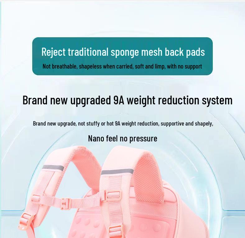 Large Capacity Cute Melody Schoolbag for Primary Students, Girls & Boys, Grades 1-6