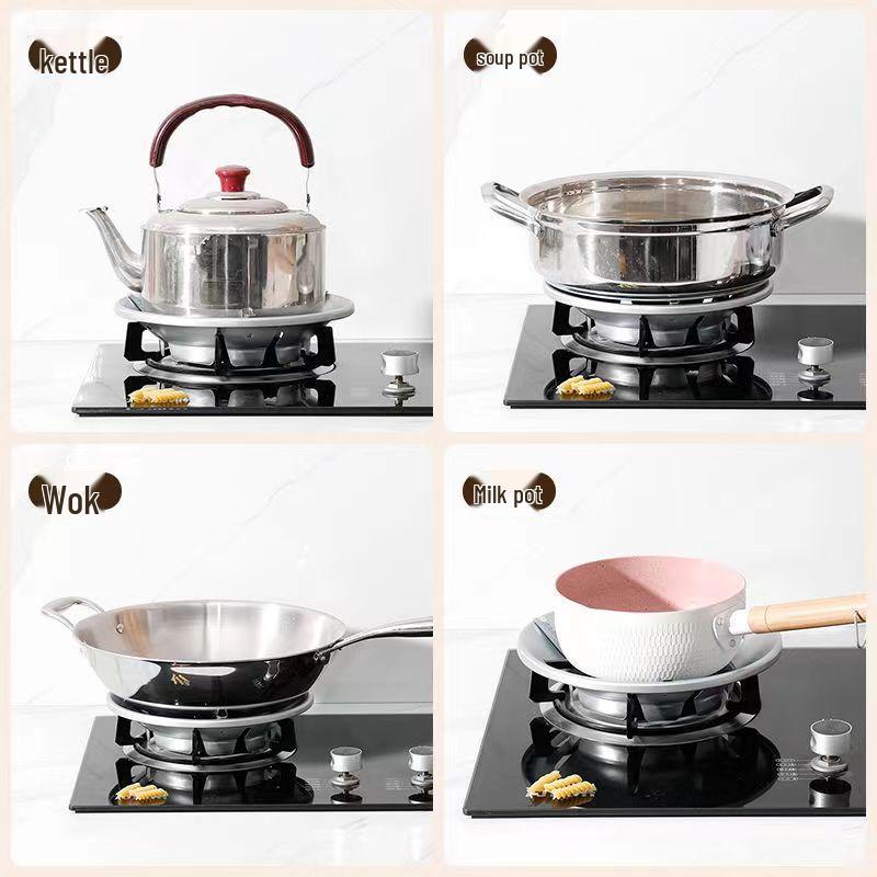 Portable Windproof Gas Stove with Energy-Saving Windshield and Fire Concentrator