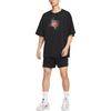 Nike Classic Comfortable Men's Short Sleeve T-Shirt with Back Logo Print Black  IH9269-010
