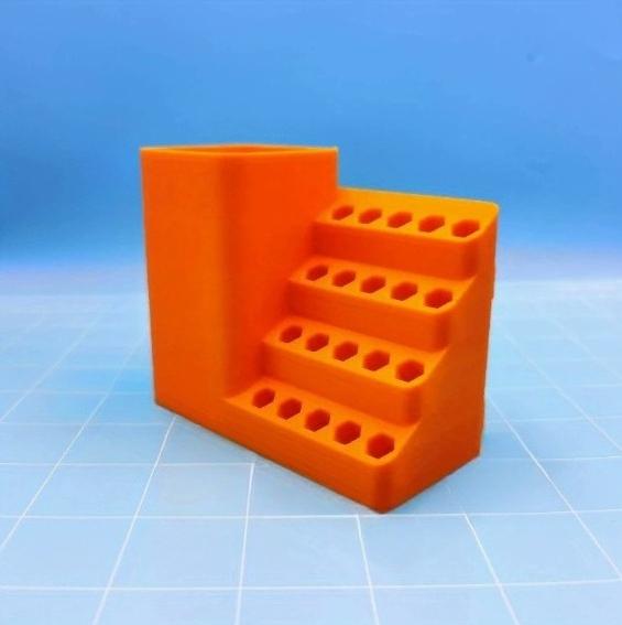 

1pc 3D printed 20/50 Holes 6.35mm Hex Bit Organizer, Plastic Screwdriver & Drill Bit Holder, Tool Storage, Saving Spacea