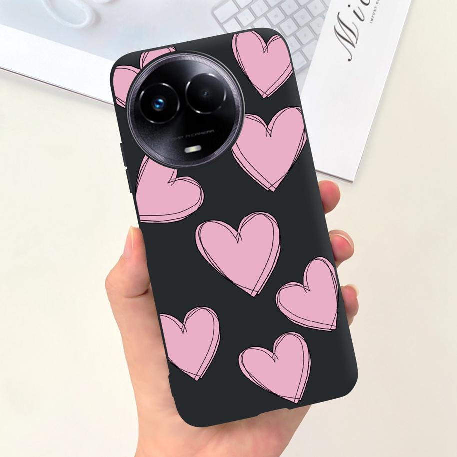 Shockproof Case For Realme 11 5G / Realme 11X Phone Cover Fashion Girls Soft Silicone Funda For Realme11 11 X 2023 RMX3785 Coque