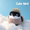 11cm Cartoon Lustige Vogelserie Plüschtiere Weich Niedlich Dschungel Braunrückiger Würger Kuscheltiere Perfekte Geburtstagsgeschenke für Kinder