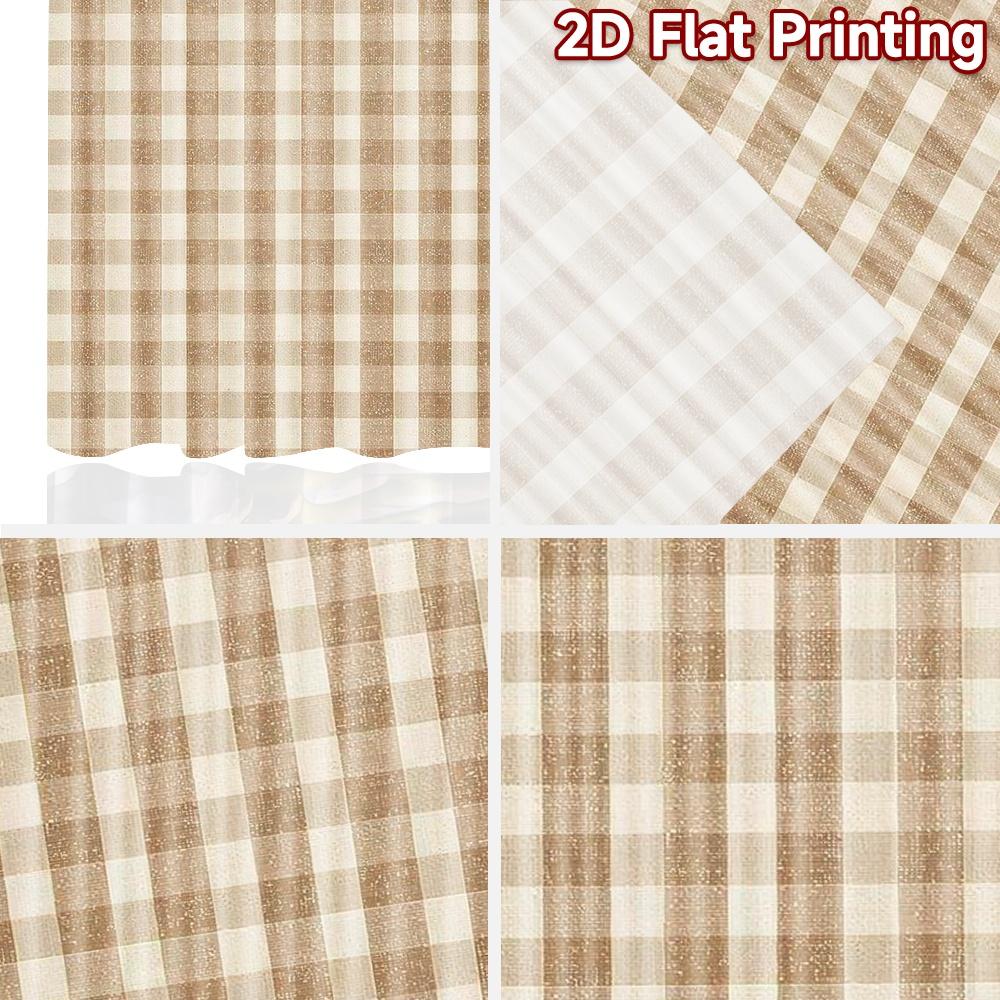 2D flat Photography Backdrop Background cloth Brown Checkered Grid 100% Polyester Birthday Party Perfect for New Year