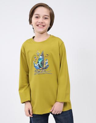 Boy's Round Neck Full Sleeve T-Shirt