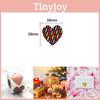 Xh047 Cute And Colorful Heart Shaped Stickers For Creative Party Planning