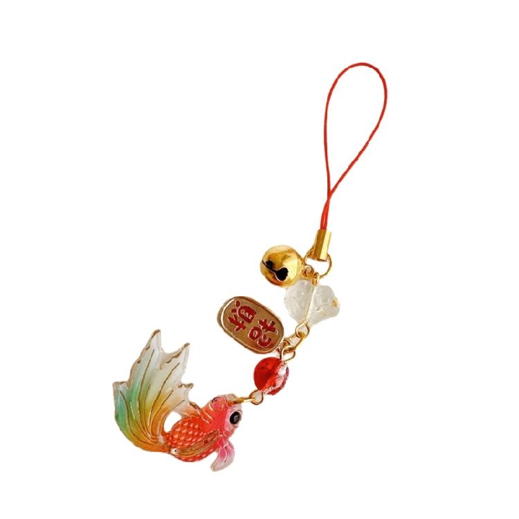 Practical Fish Star Alloy Phone Charm Pendant Vibranting Color Portable Keychain for Collectors and Trendy Women