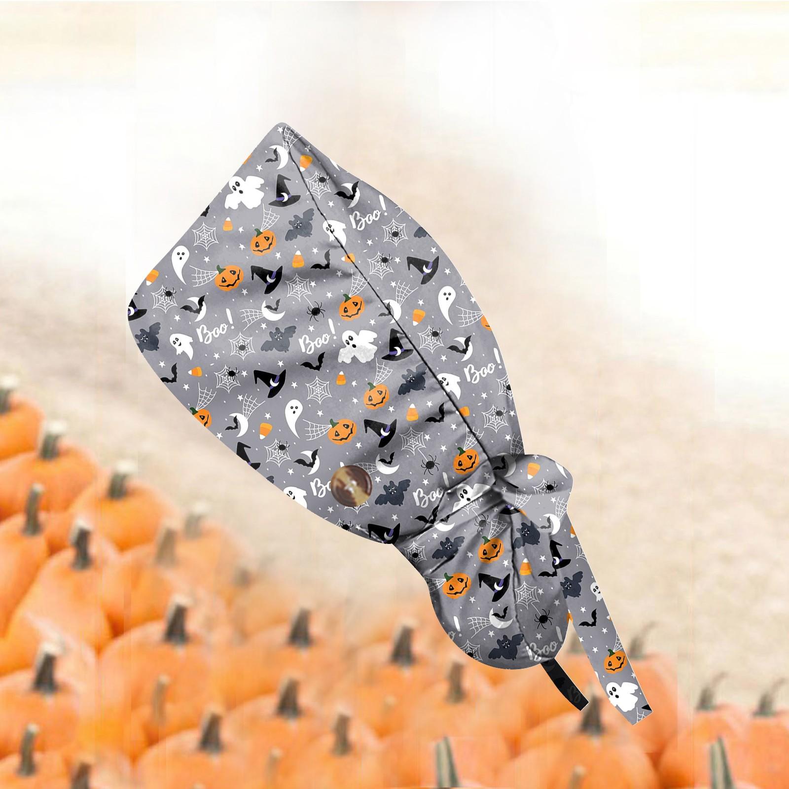 Модная рабочая кепка с принтом на Хэллоуин — фото 8