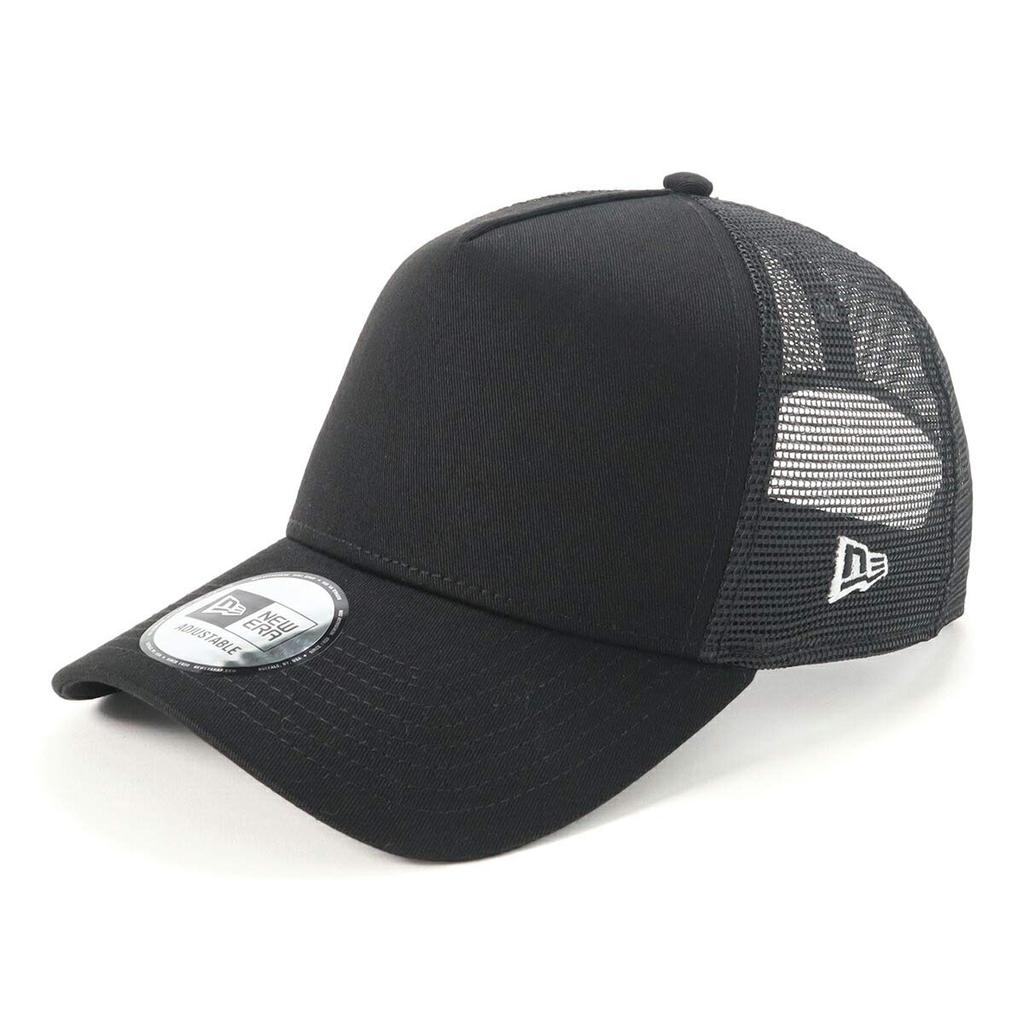 [New Era] Mesh Cap, Plain, BlackBlack, FREE 940AF TR BASIC BLK BLK 25J