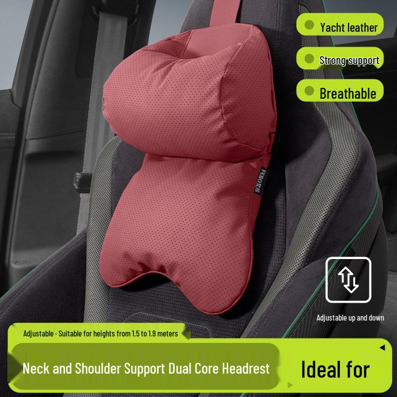 Compatible Neck & Lumbar Support for Ideal i6 Headrest and i8/L6/L7/L8/L9/MEGA/ONE Car Models.