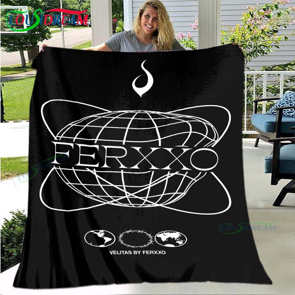 100% Polyester Pop Singer F-Ferxxo Four Seasons Blanket Sofa Cover Travel Bed Plush Blanket Travel Office Break Blanket Gift