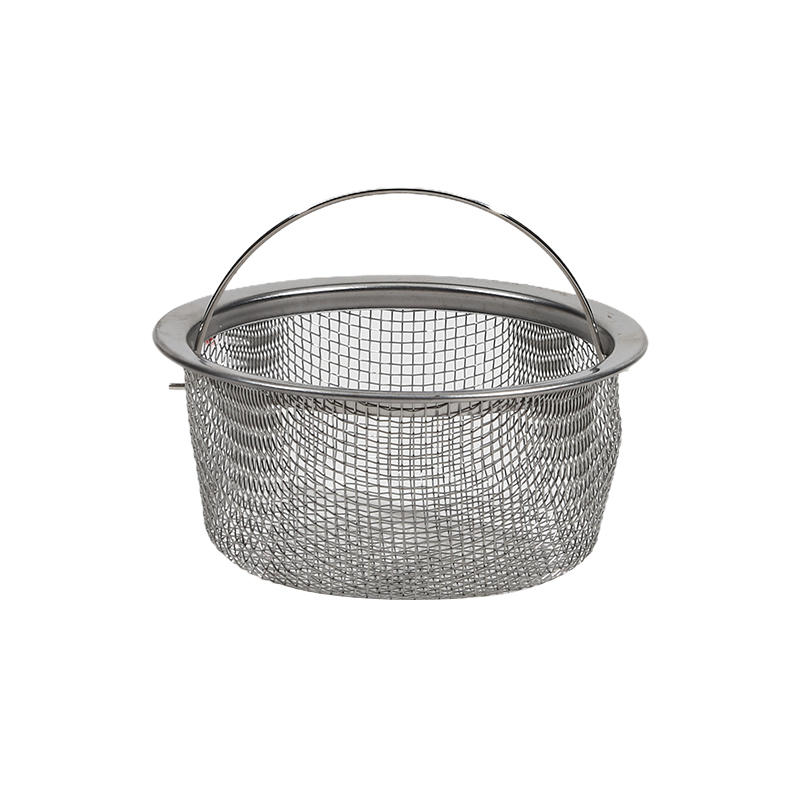 1pc Kitchen Sink Waste Strainer Handle Sink, Stainless Steel Dishwasher Hopper, Restaurant Sin HOT