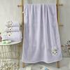 Children's Soft Absorbent Rabbit Bath Towel - Coral Fleece Blanket with Cartoon Embroidery, Quick Dry