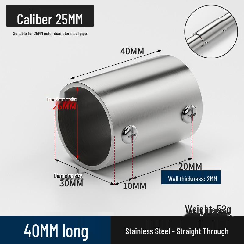 Stainless Steel Right Angle Tee Connector 19mm-32mm Joint Elbow Assembly Frame Fastener