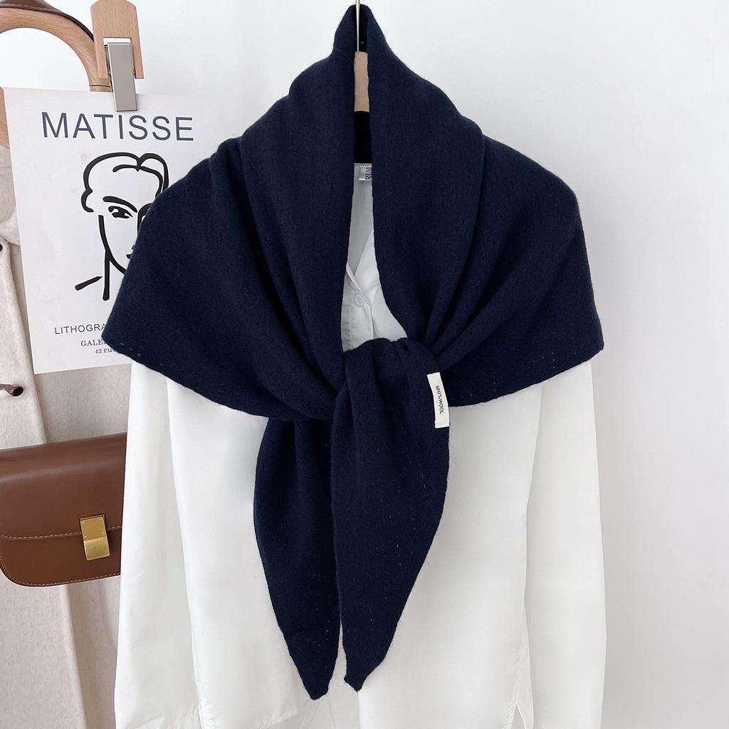 100% Wolle Mode Große Größe Damen Schals Dreieckstuch Winter Cappa Verdickt Warm Halstuch Luxus Wickeltücher Bufanda