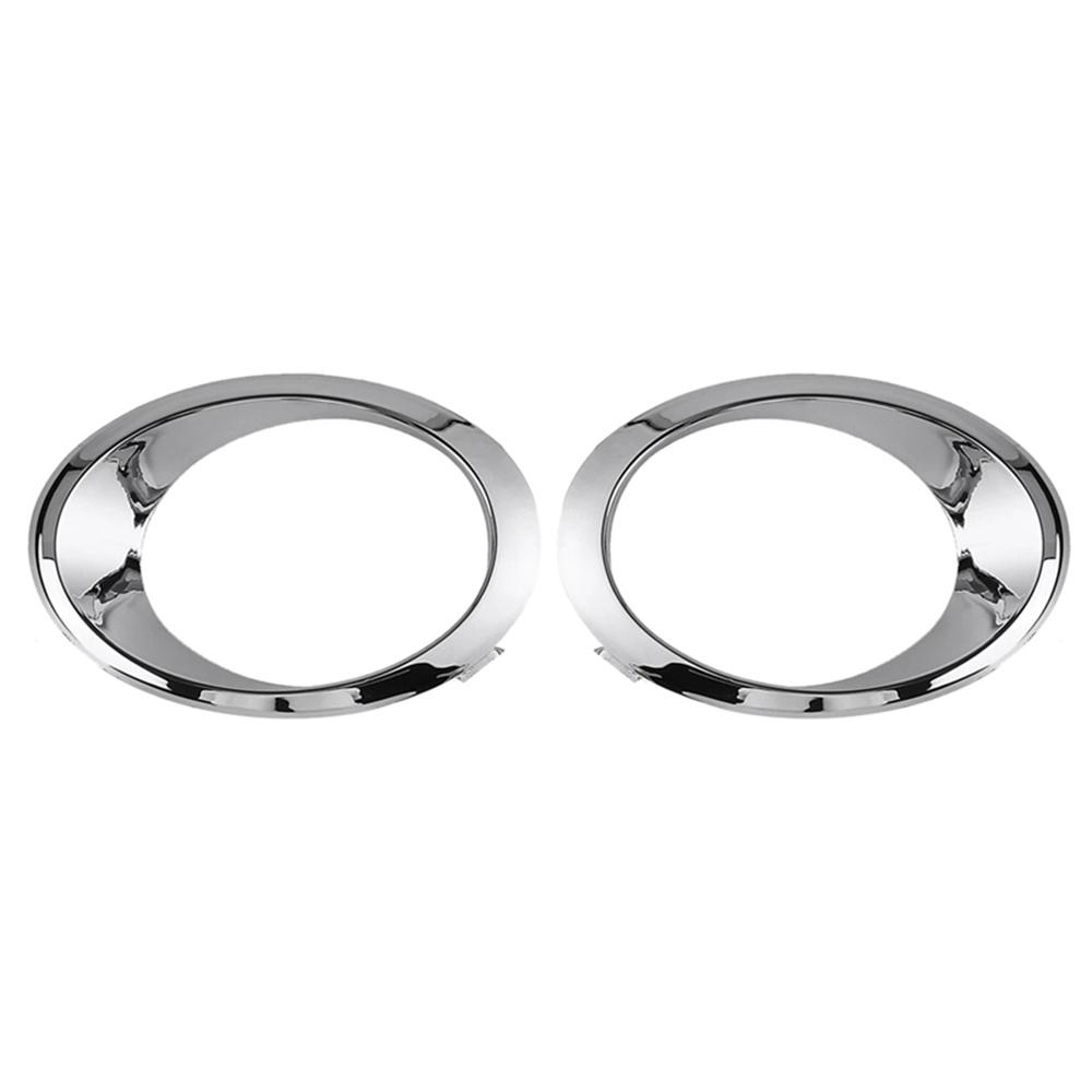

New Left & Right Front Fog Light Trim Cover Chrome For 2013-2016 Ford Fusion Mondeo