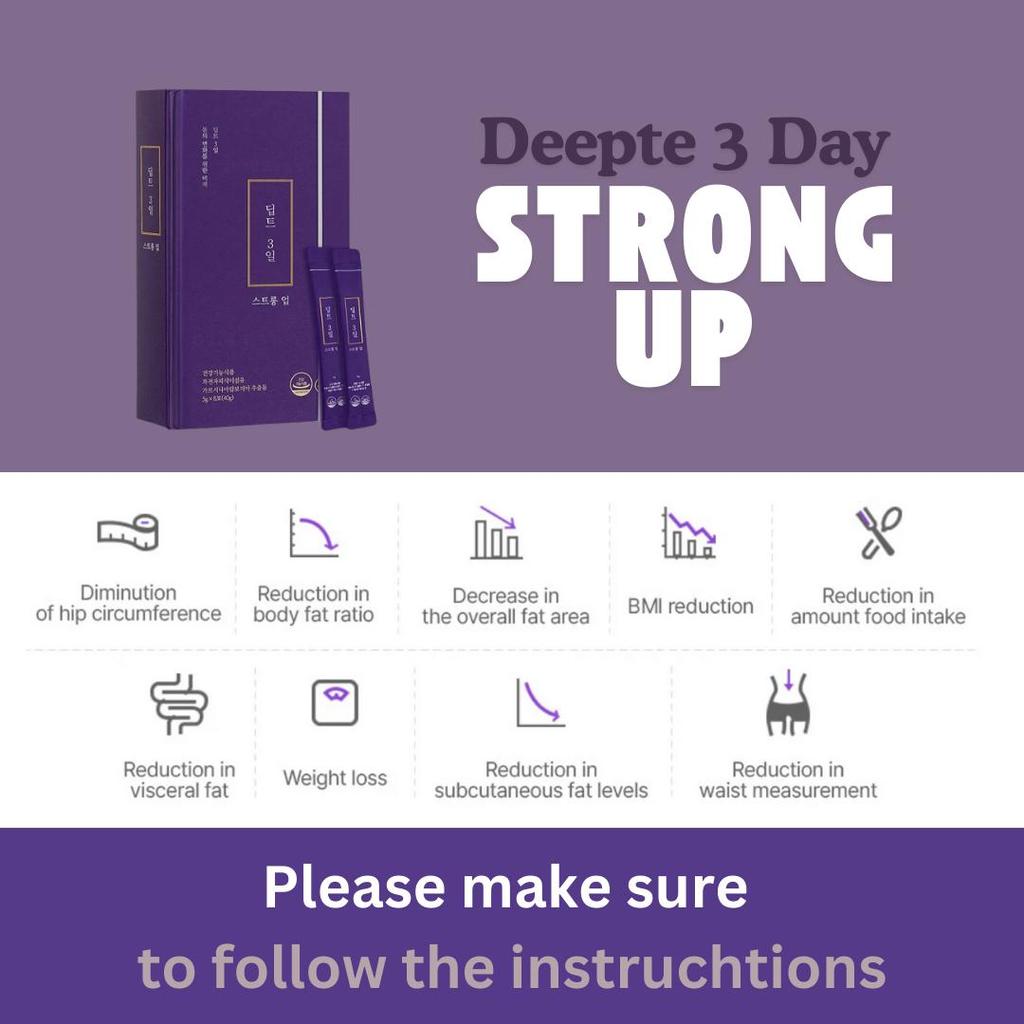 Deepte 3-Day Strong Up 8 Sticks