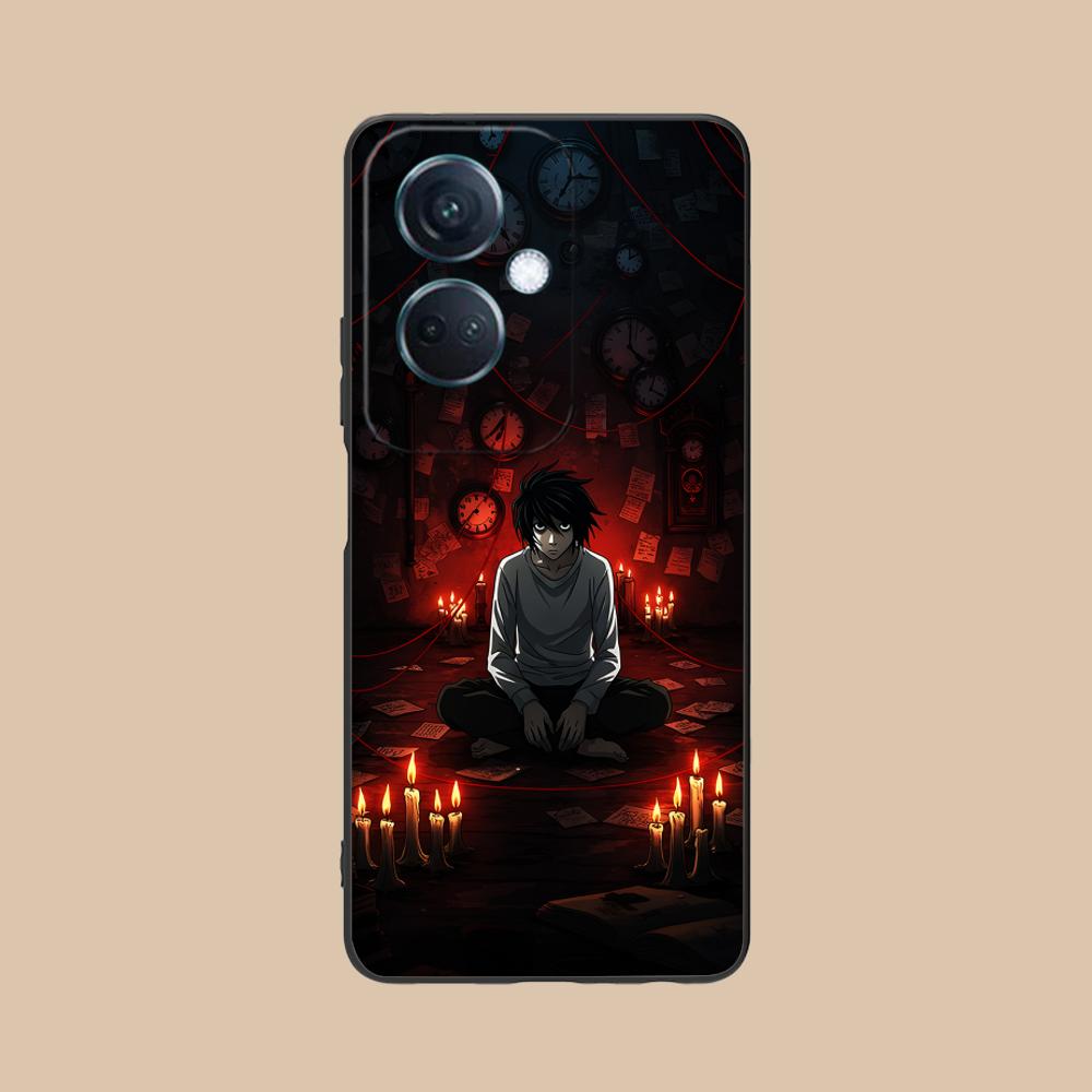 Death Note L Lawliet Mobile Phone Case for OPPO Reno 14 13 12 11 10 9 8 7 6 5 F T Pro 5G Colorful Printing Cover Pretty Luxury